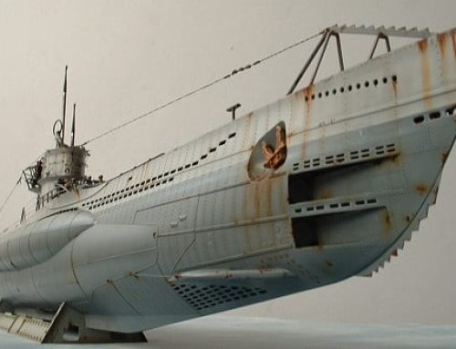 German submarine U-133 At Aegina-Saronikos Gulf